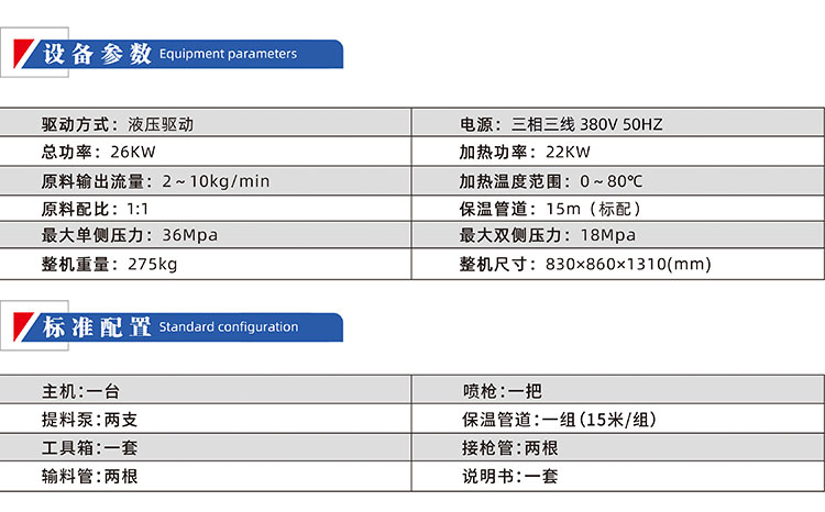 JX-H5600液壓聚脲噴涂機(jī)參數(shù) JX-H5600液壓聚脲噴涂機(jī)參數(shù)